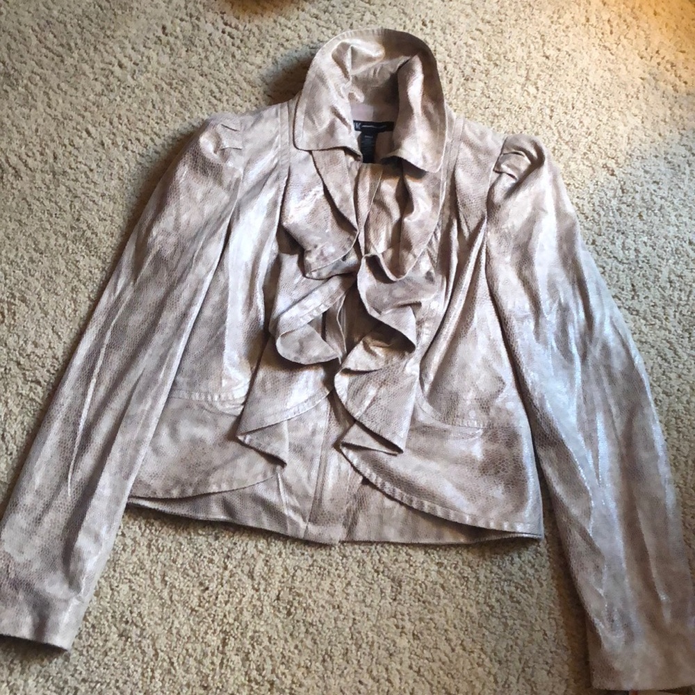 INC Snakeskin Jacket